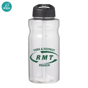  H2O Active® Big Base 1 Litre Spout Lid Sport Bottle (Personalised)